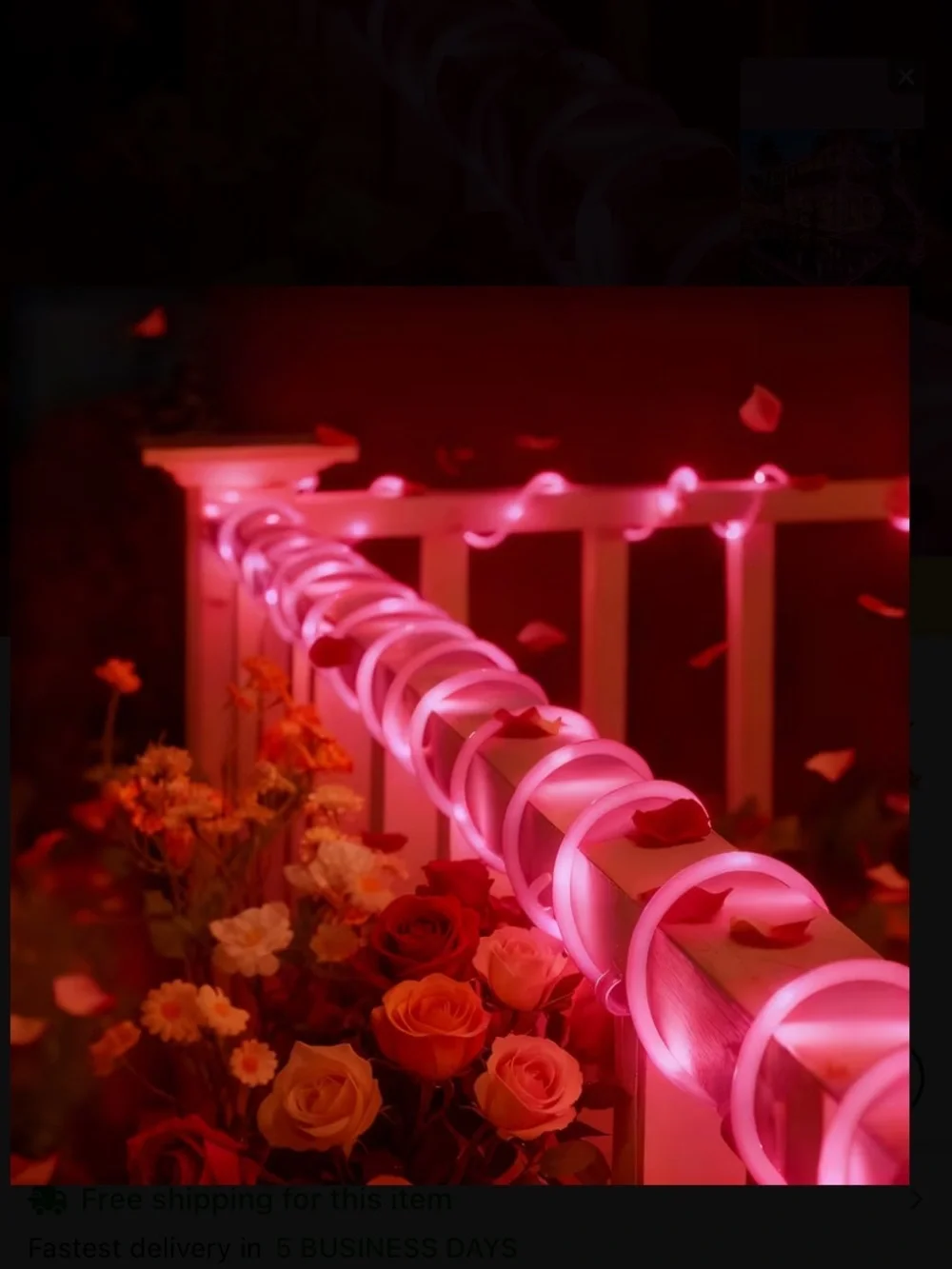 Pink USB LED Tube Lights